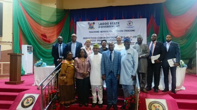 Lagos TESCOM Inducts 1,050 Newly Recruited Teachers to Strengthen Public Education