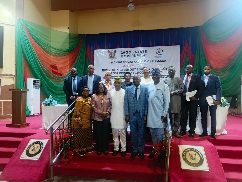 Lagos TESCOM Inducts 1,050 Newly Recruited Teachers to Strengthen Public Education