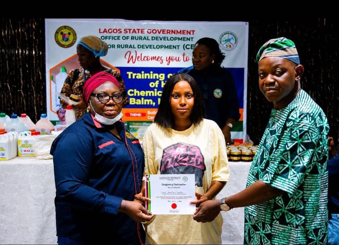 Lagos Trains Residents on Household Chemicals Production to Boost Entrepreneurship